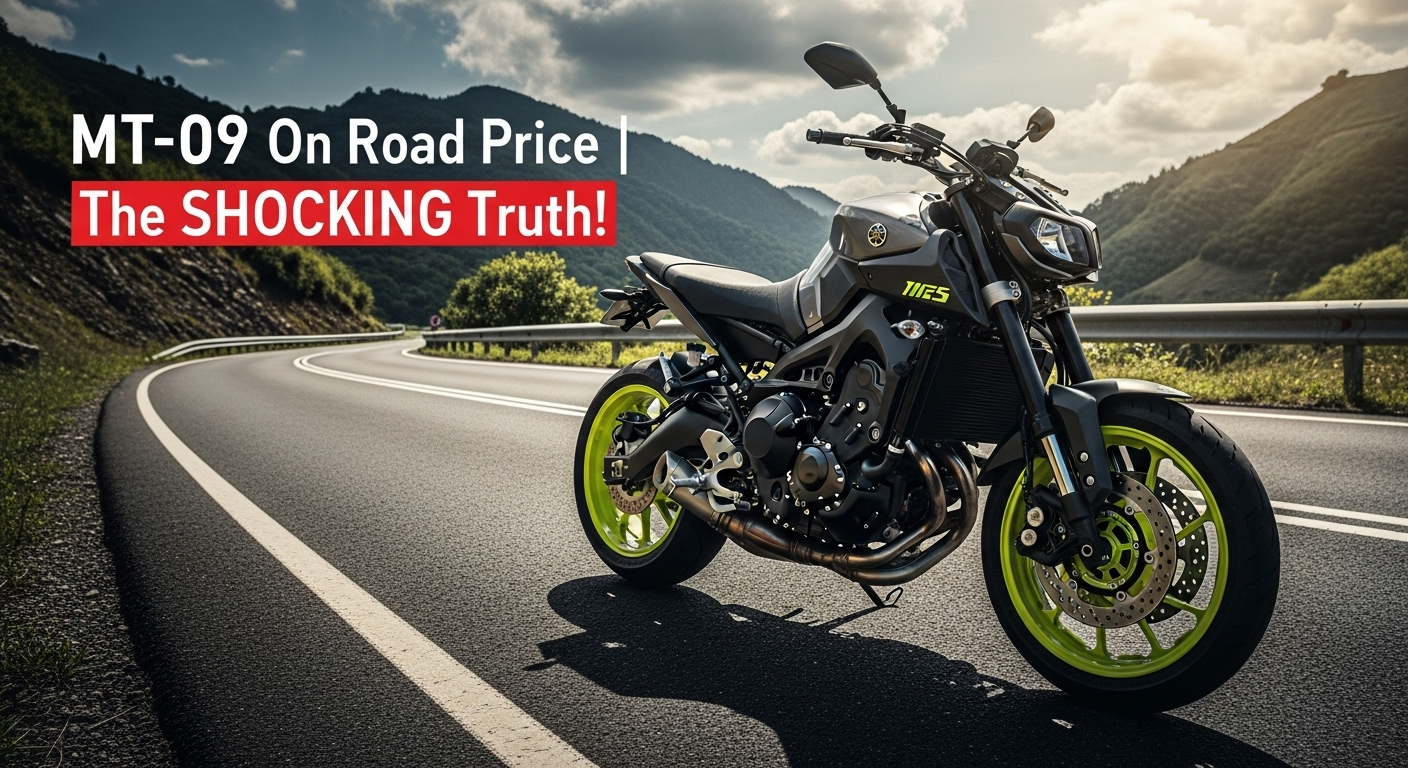 yamaha mt 09 on road price