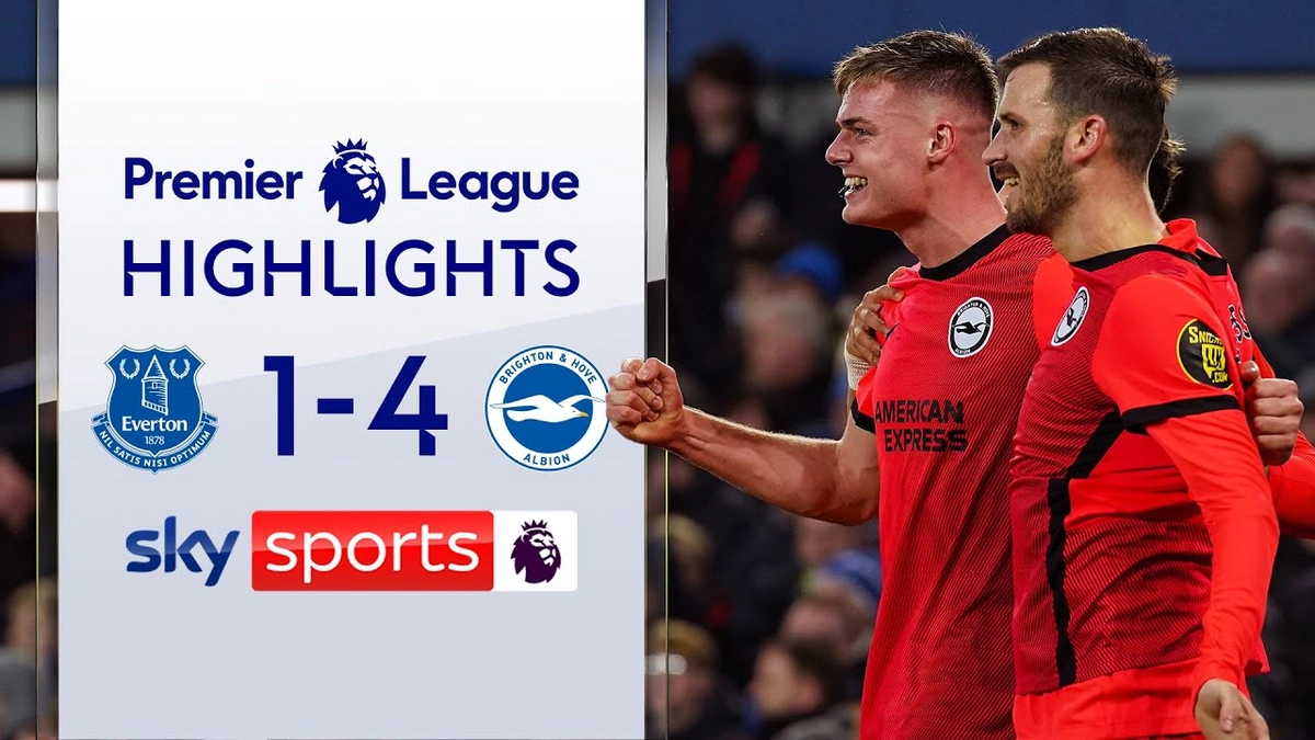everton f.c. vs brighton & hove albion f.c. timeline