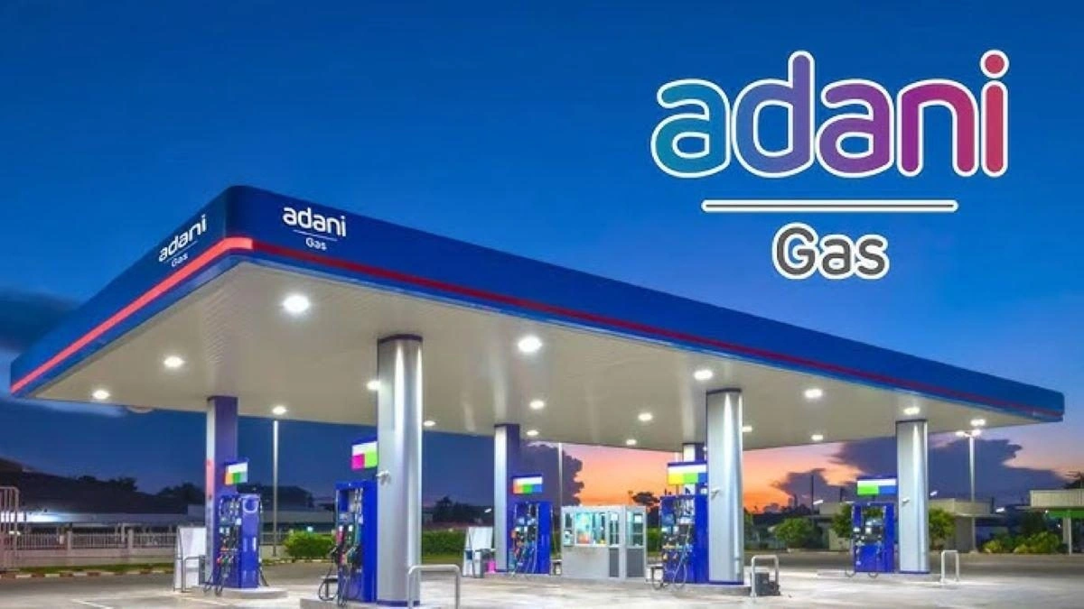 adani total gas share price