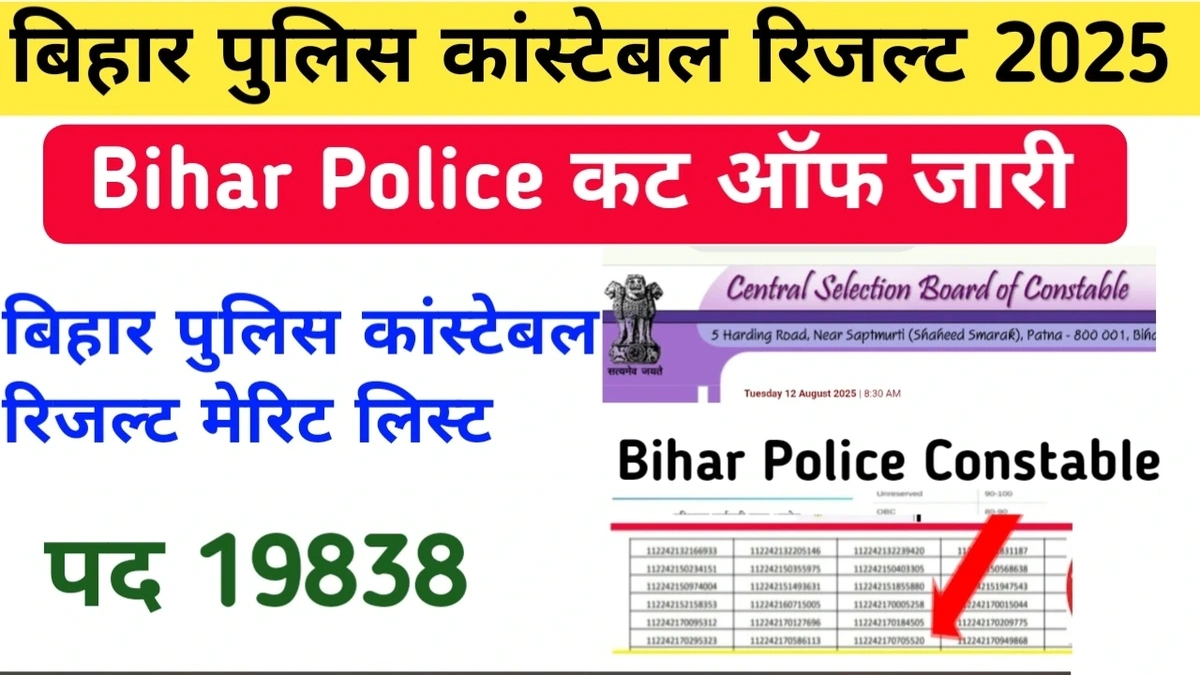 bihar police result