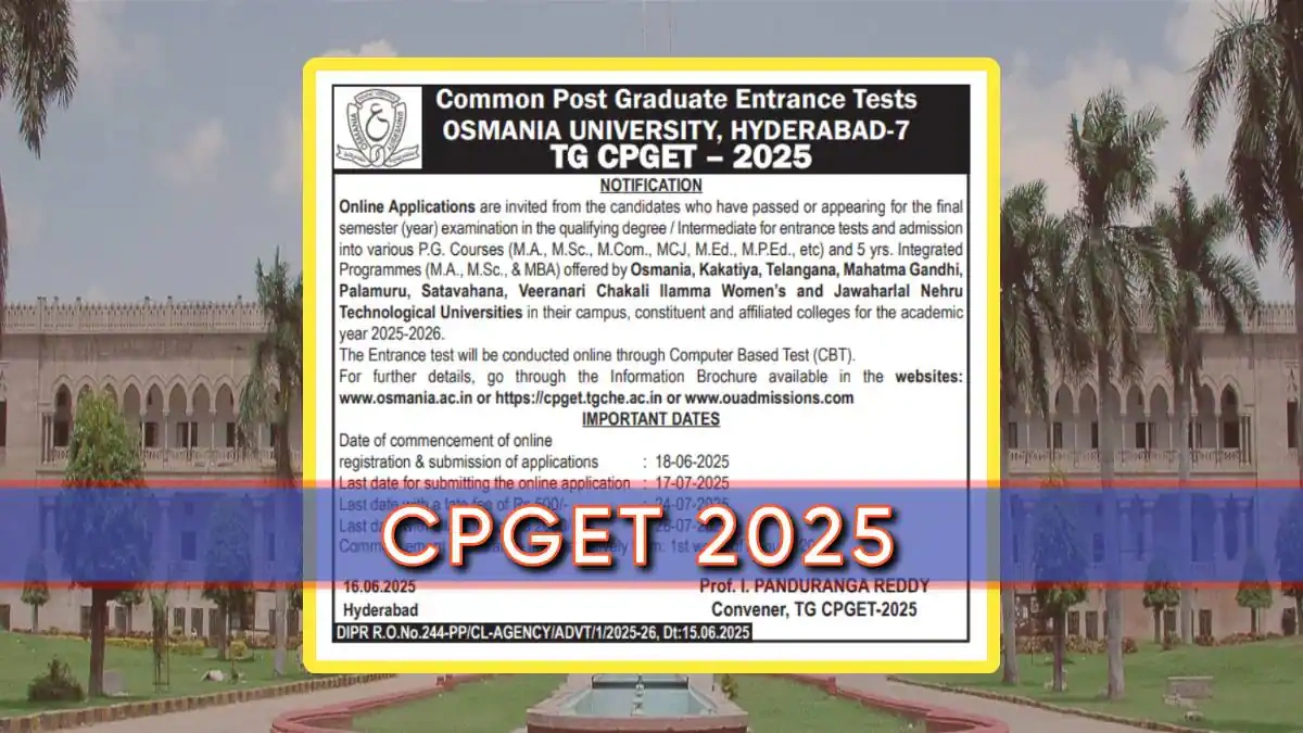 Decoding the CPGET 2025 Notification | What You Really Need to Know