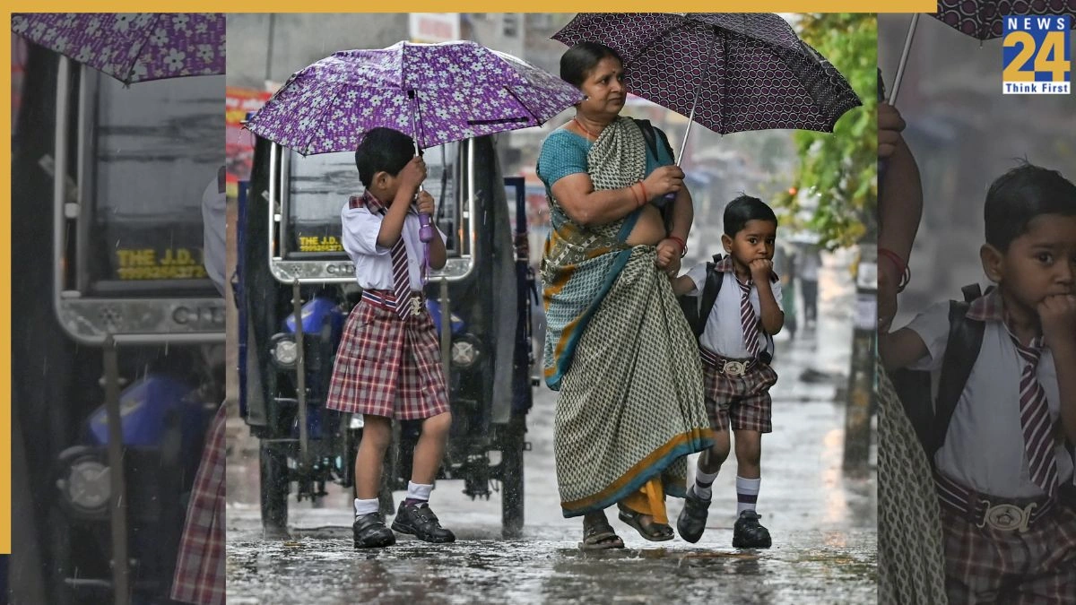 heavy rainfall delhi schools closed