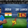 india national cricket team vs sri lanka national cricket team match scorecard