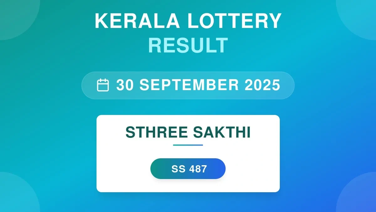 kerala lottery today result