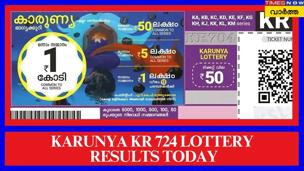 kr 724 lottery result