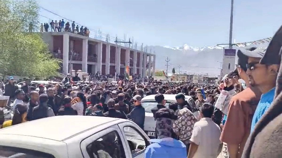 leh ladakh protest