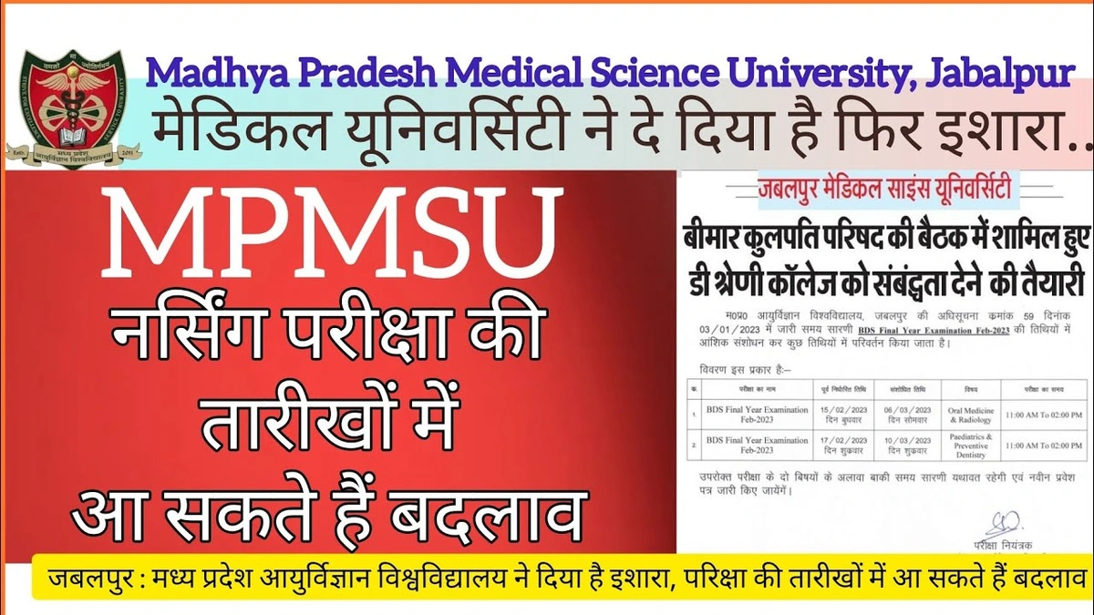 The Shifting Sands of Medical Education in MP