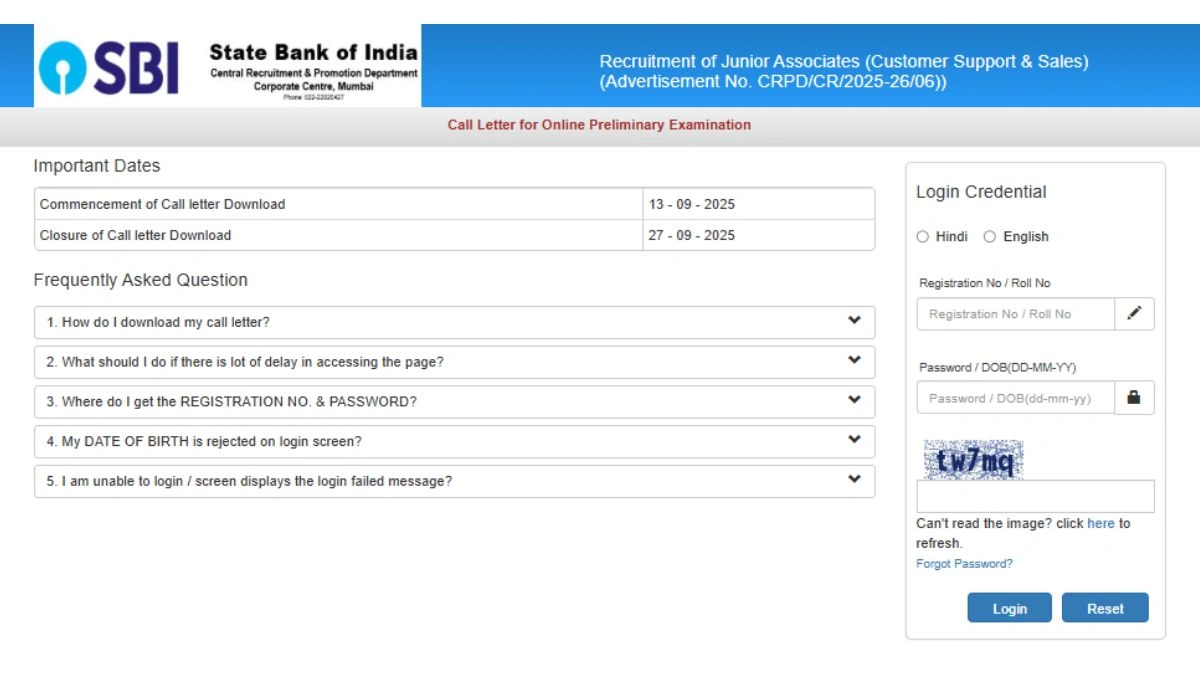 sbi clerk exam