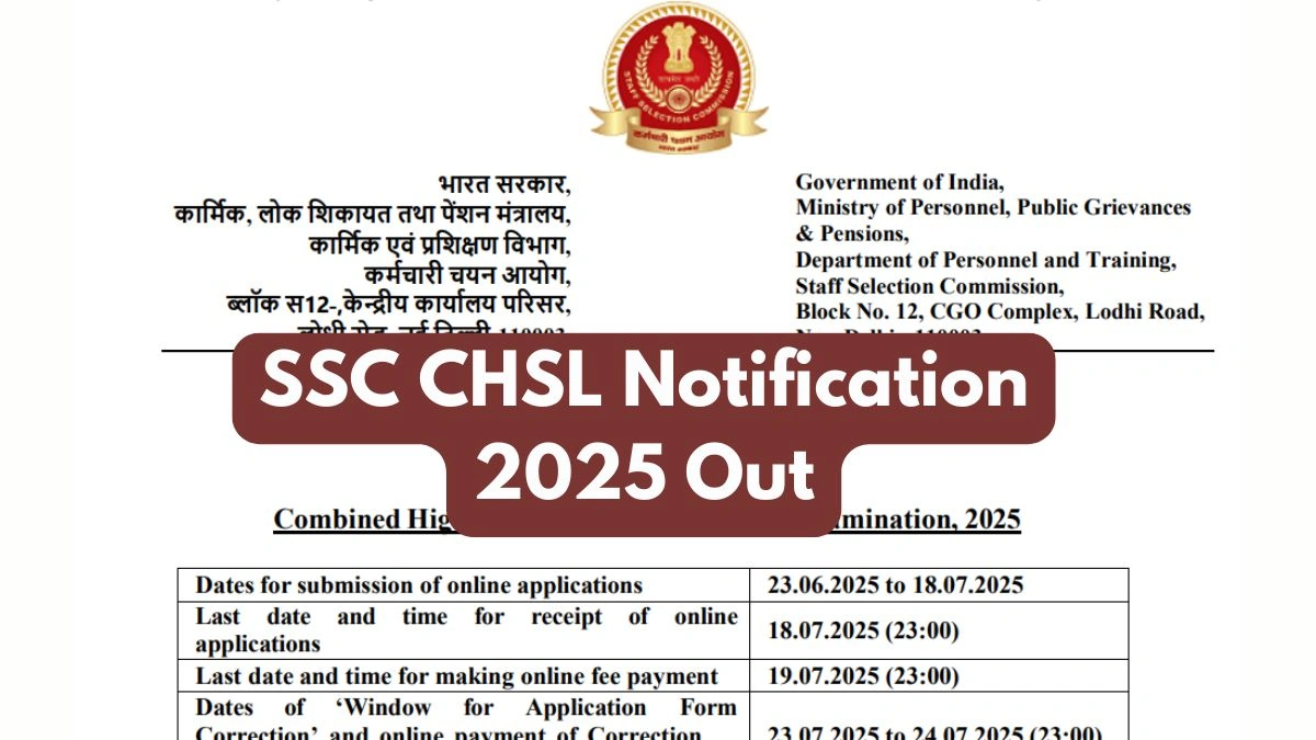 ssc chsl exam date 2025