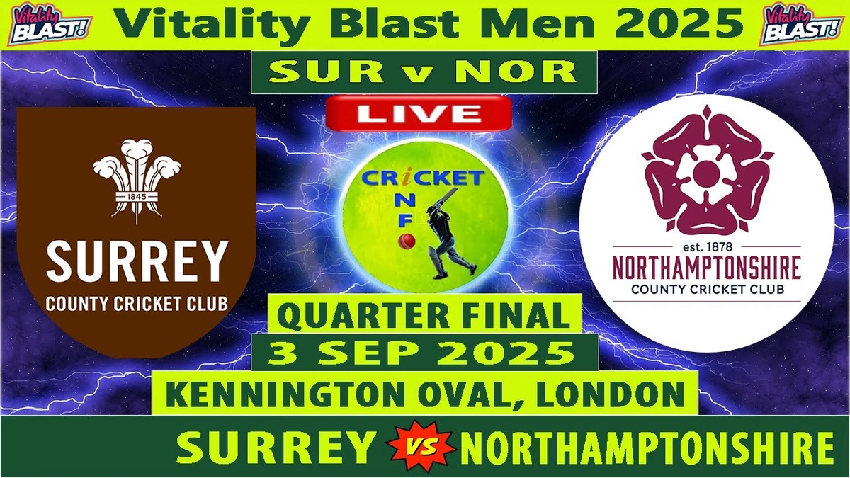 surrey vs northamptonshire live