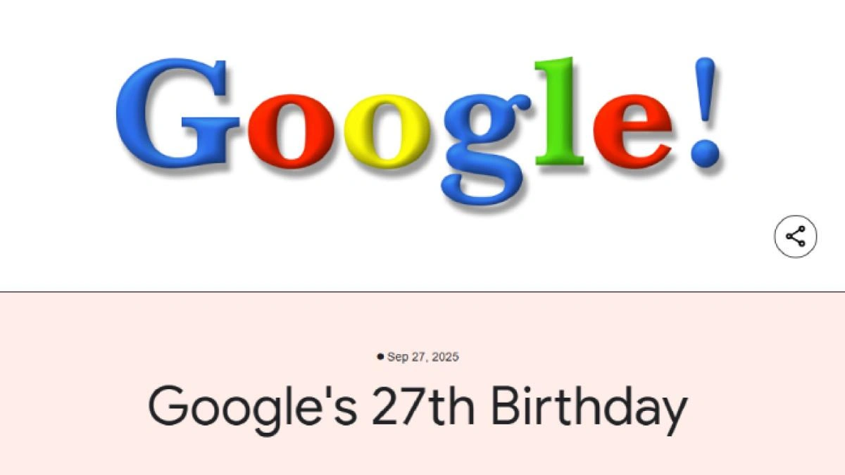 ulang tahun ke-27 google