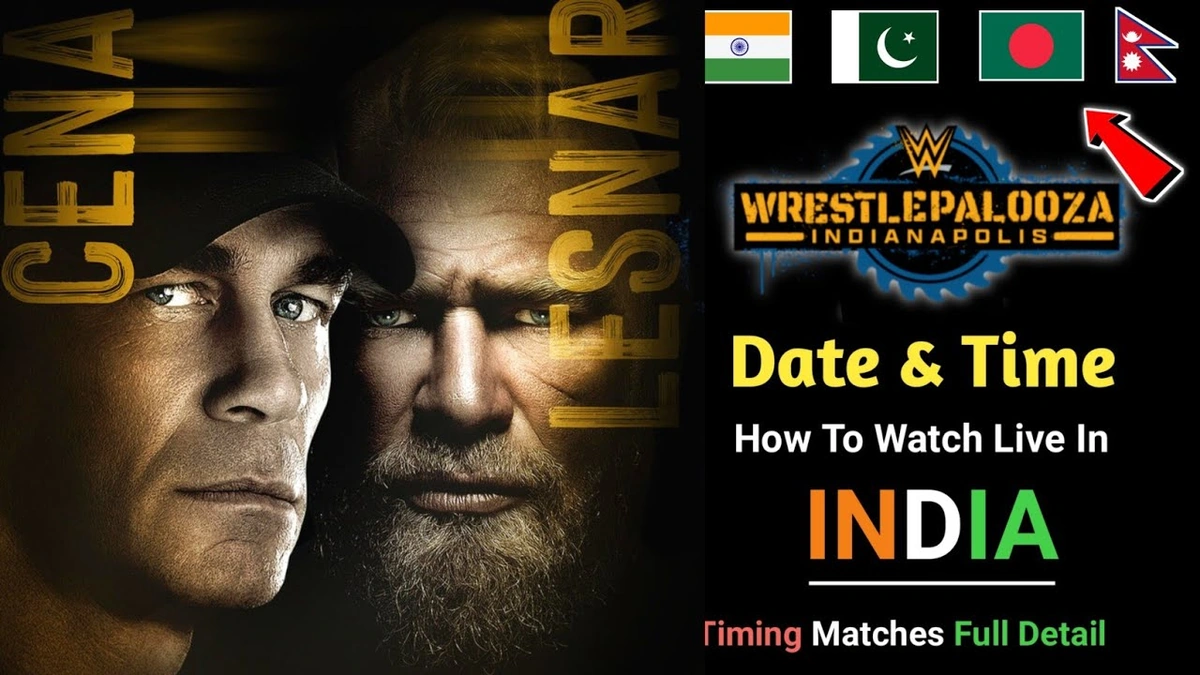 wrestlepalooza date and time in india