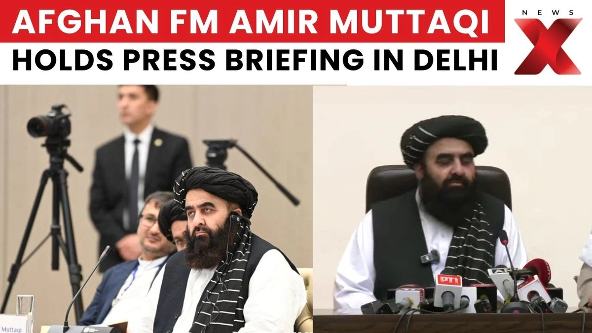Afghan FM Muttaqi Delhi Briefing