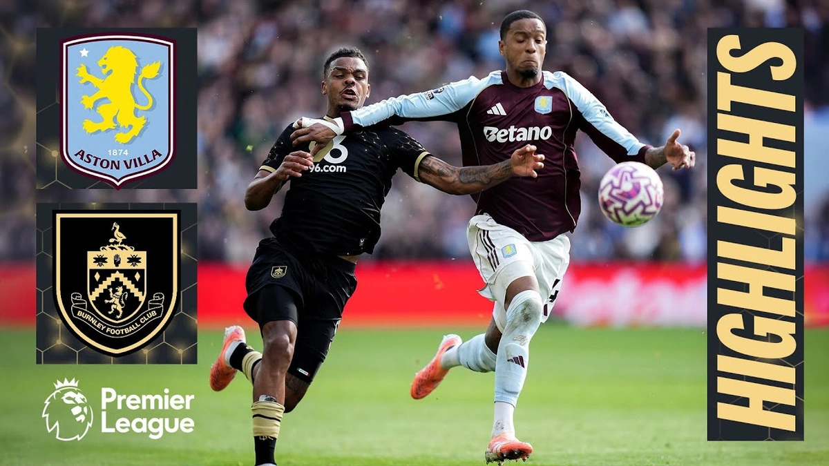 Aston Villa vs Burnley timeline