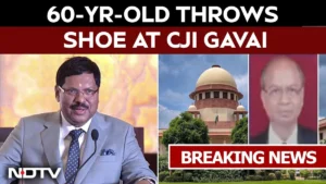 CJI Gavai shoe incident