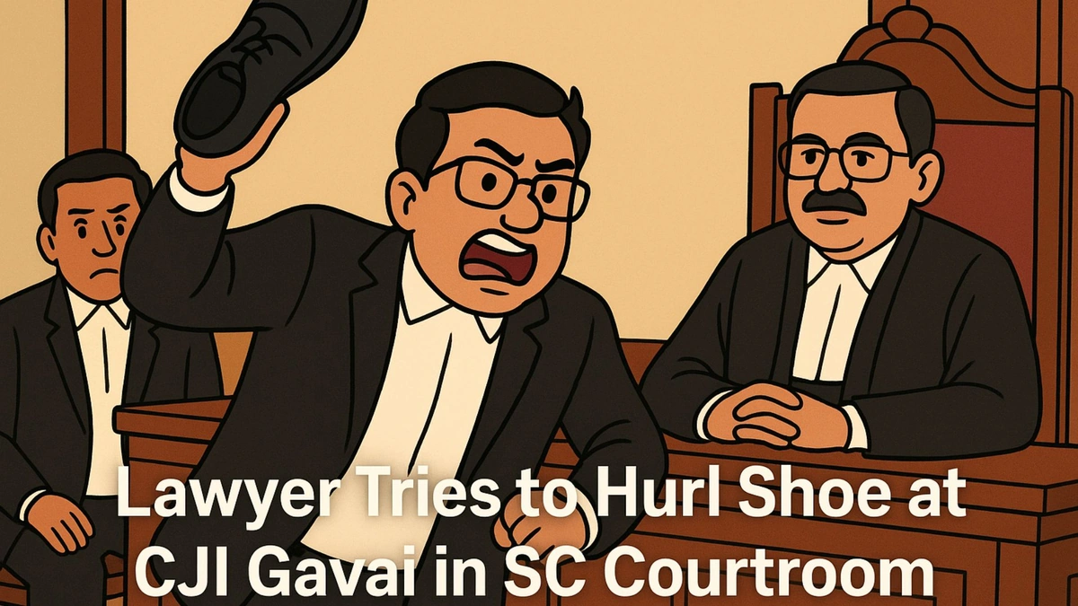 Lawyer Shoe Attack