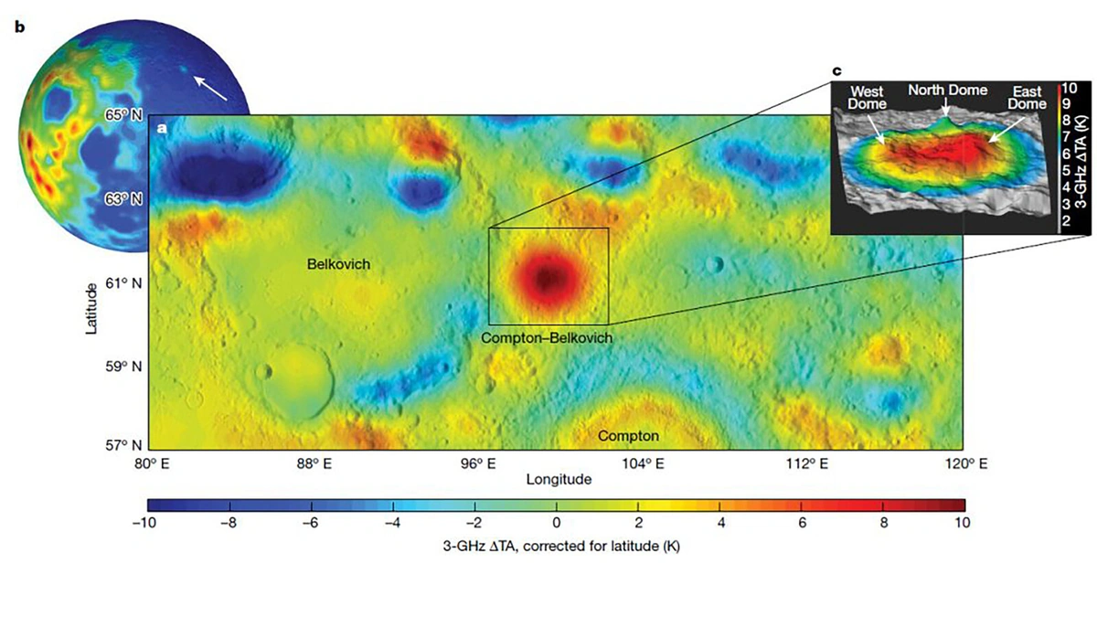 Moon's Radioactive Spots