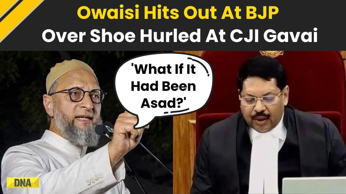 Owaisi CJI shoe attack
