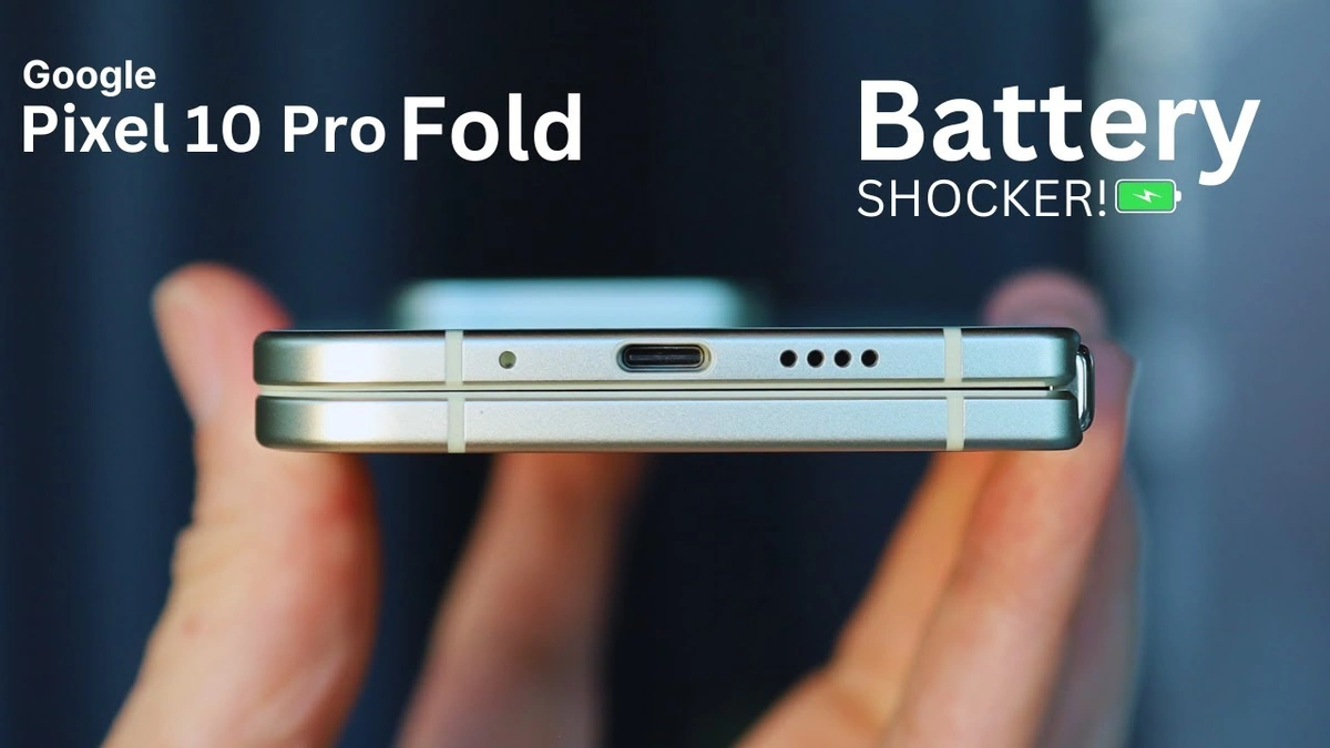 Pixel 10 Pro Fold battery