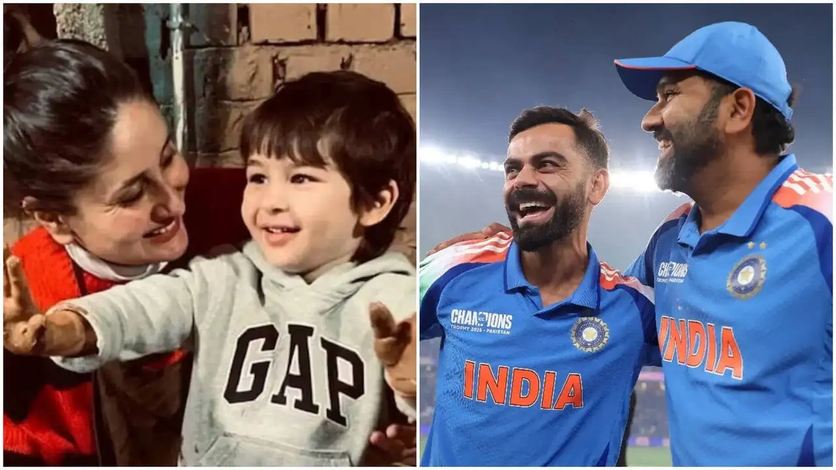 Taimur Rohit Sharma Virat Kohli