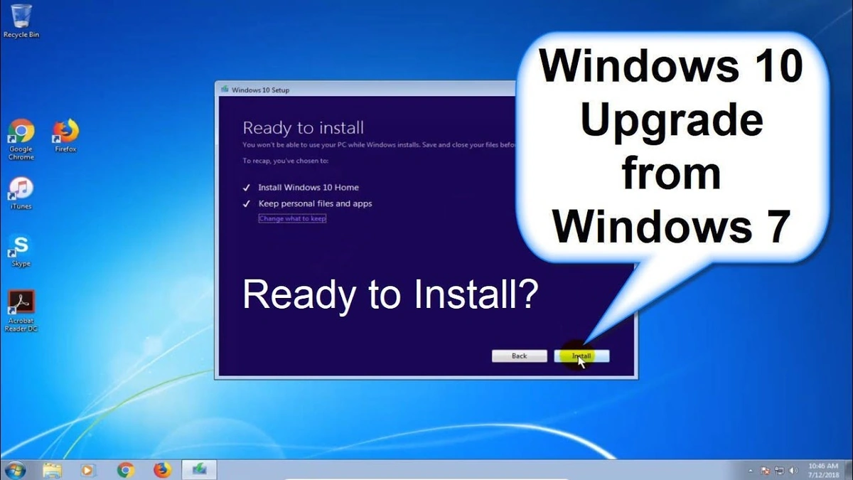Windows 10 upgrade