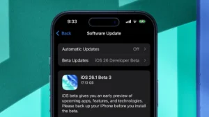 iOS 26.1 Beta 3