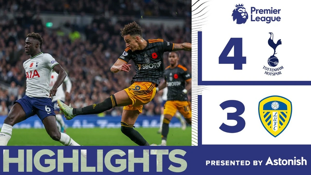 leeds united vs tottenham timeline