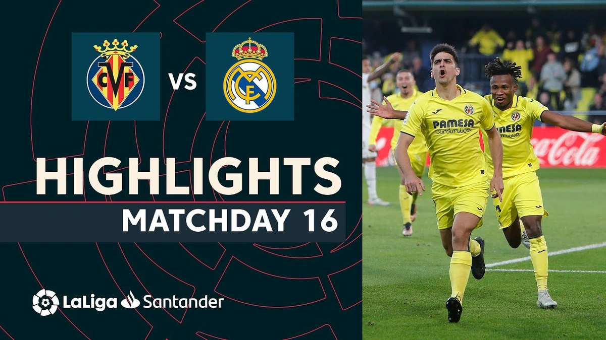 real madrid vs villarreal cf timeline
