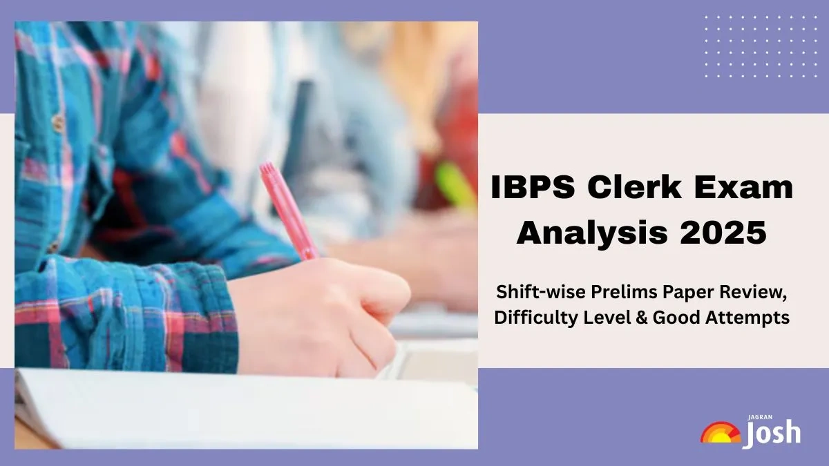 today ibps clerk exam analysis