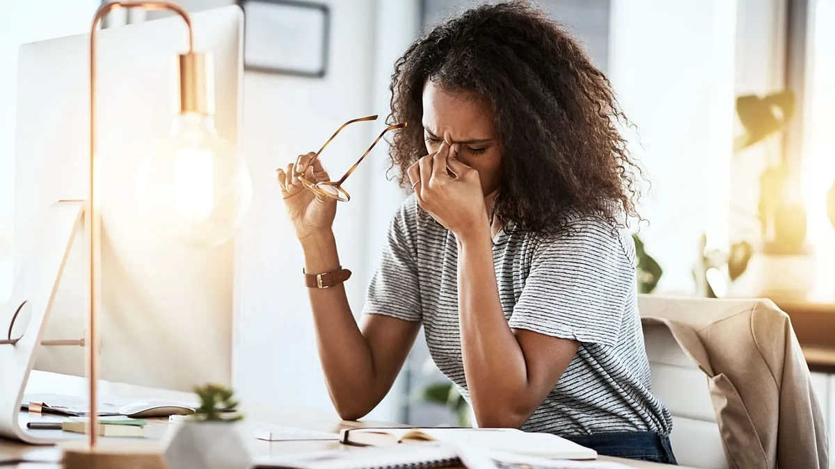 work-from-home eye strain