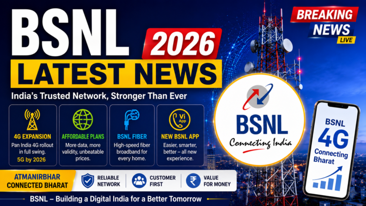 BSNL Latest News 2026: Network Growth and Services Guide
