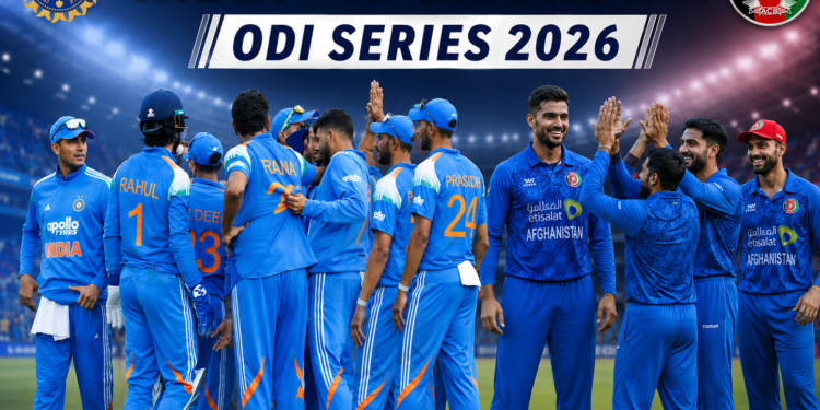 India vs Afghanistan ODI Series 2026