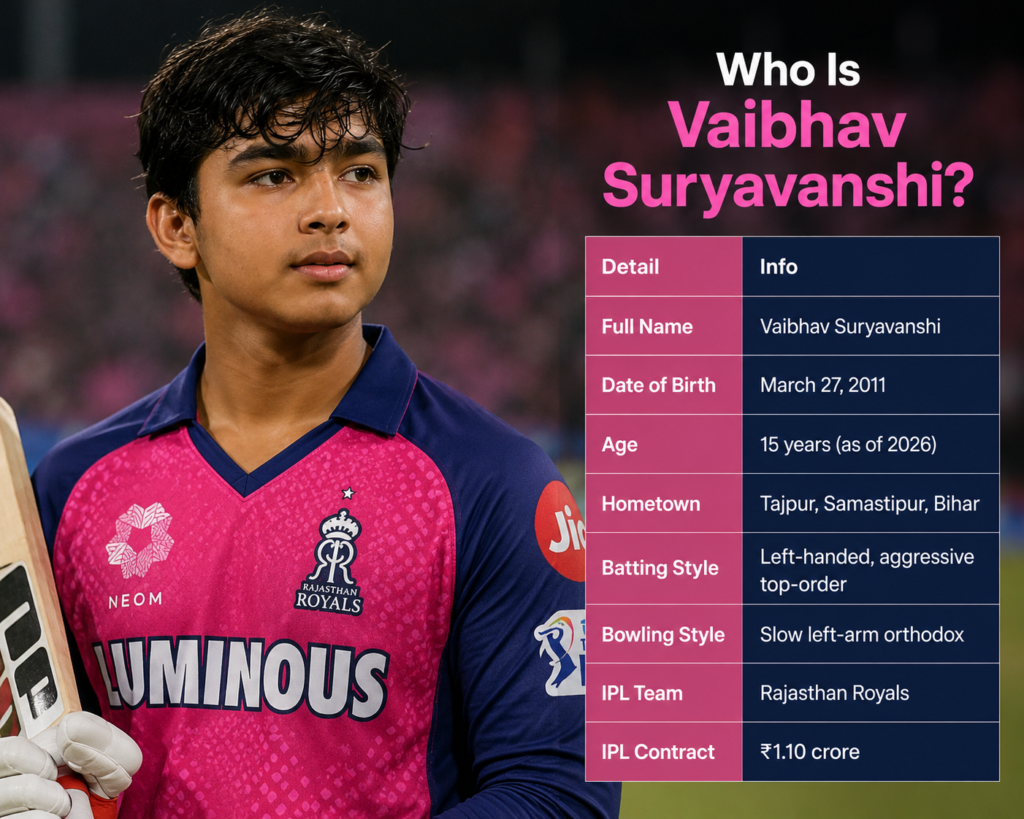 Vaibhav Suryavanshi About